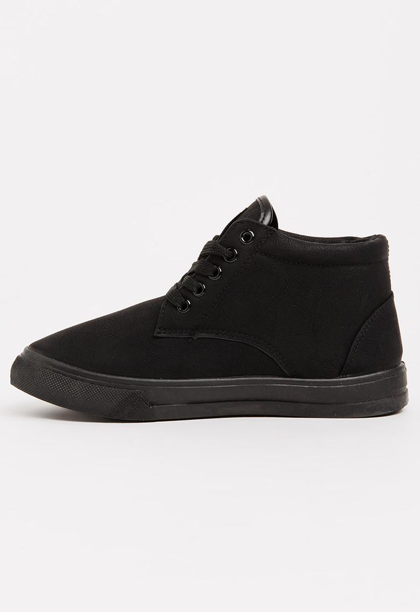 SOVIET - Clyde Hi Cut Sneaker Mono Black