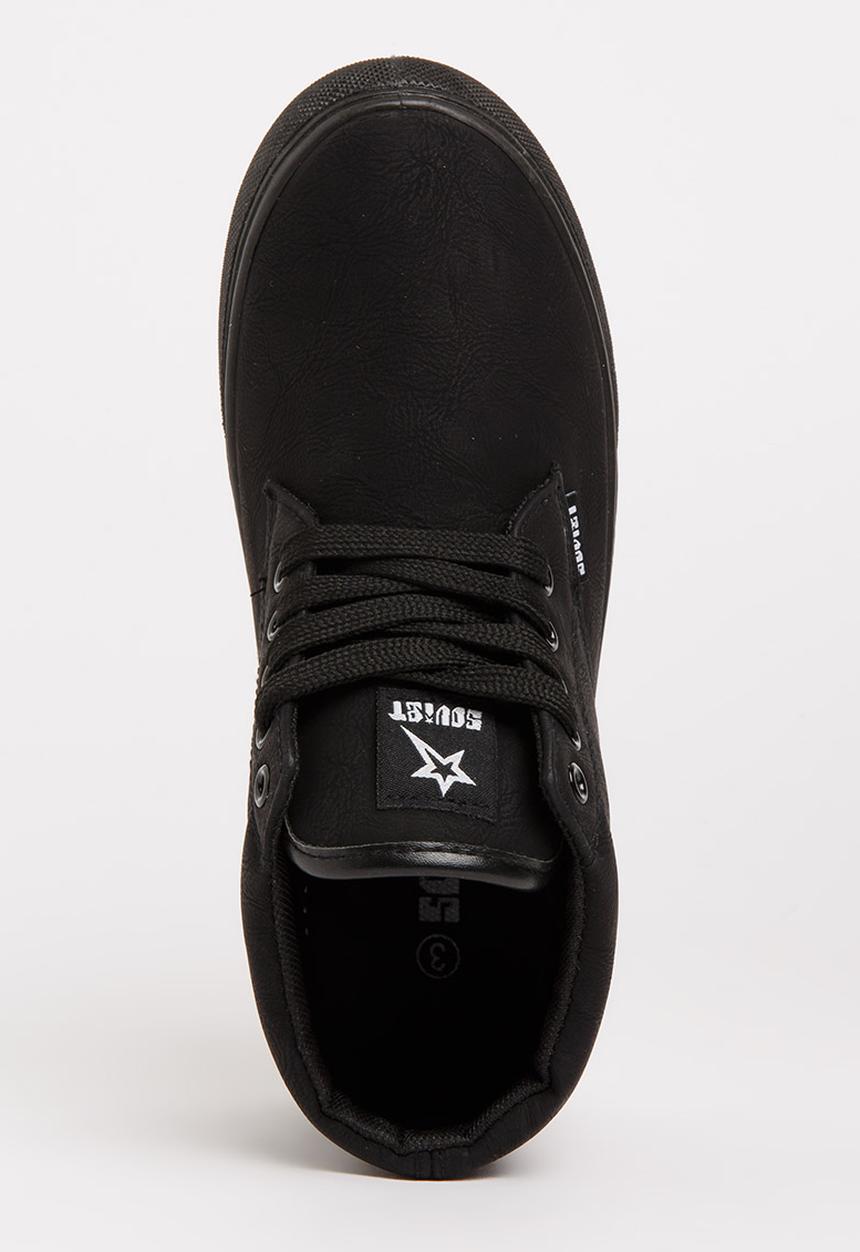 SOVIET - Clyde Hi Cut Sneaker Mono Black