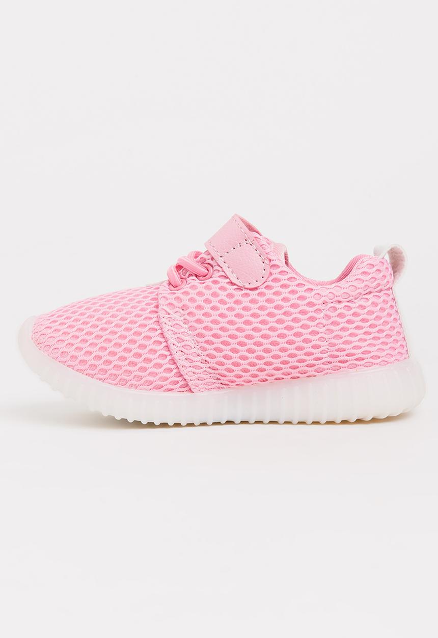 Pop Candy - Kids light up sneaker - mid pink