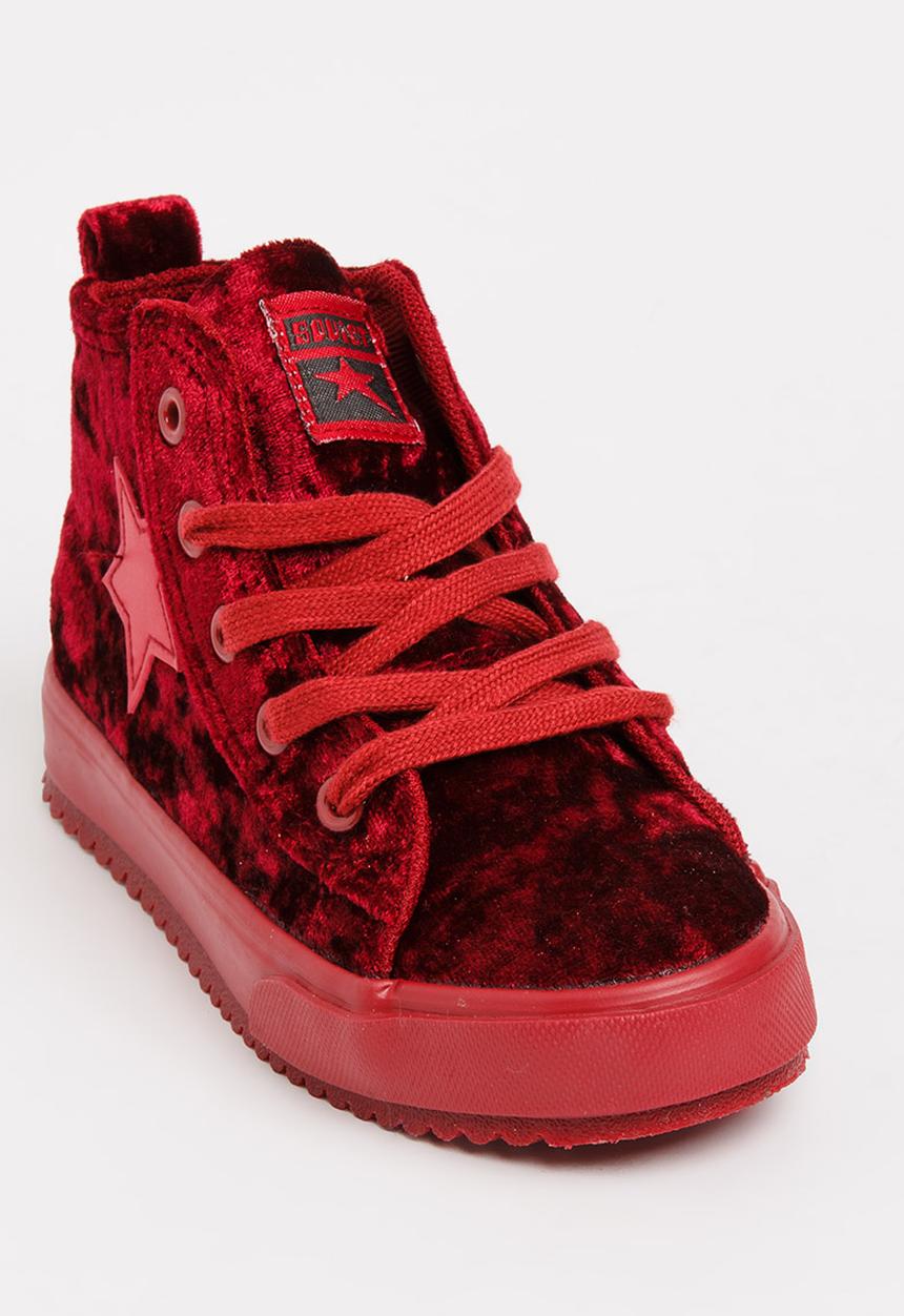 SOVIET - Pele Sneaker Mono Burgundy