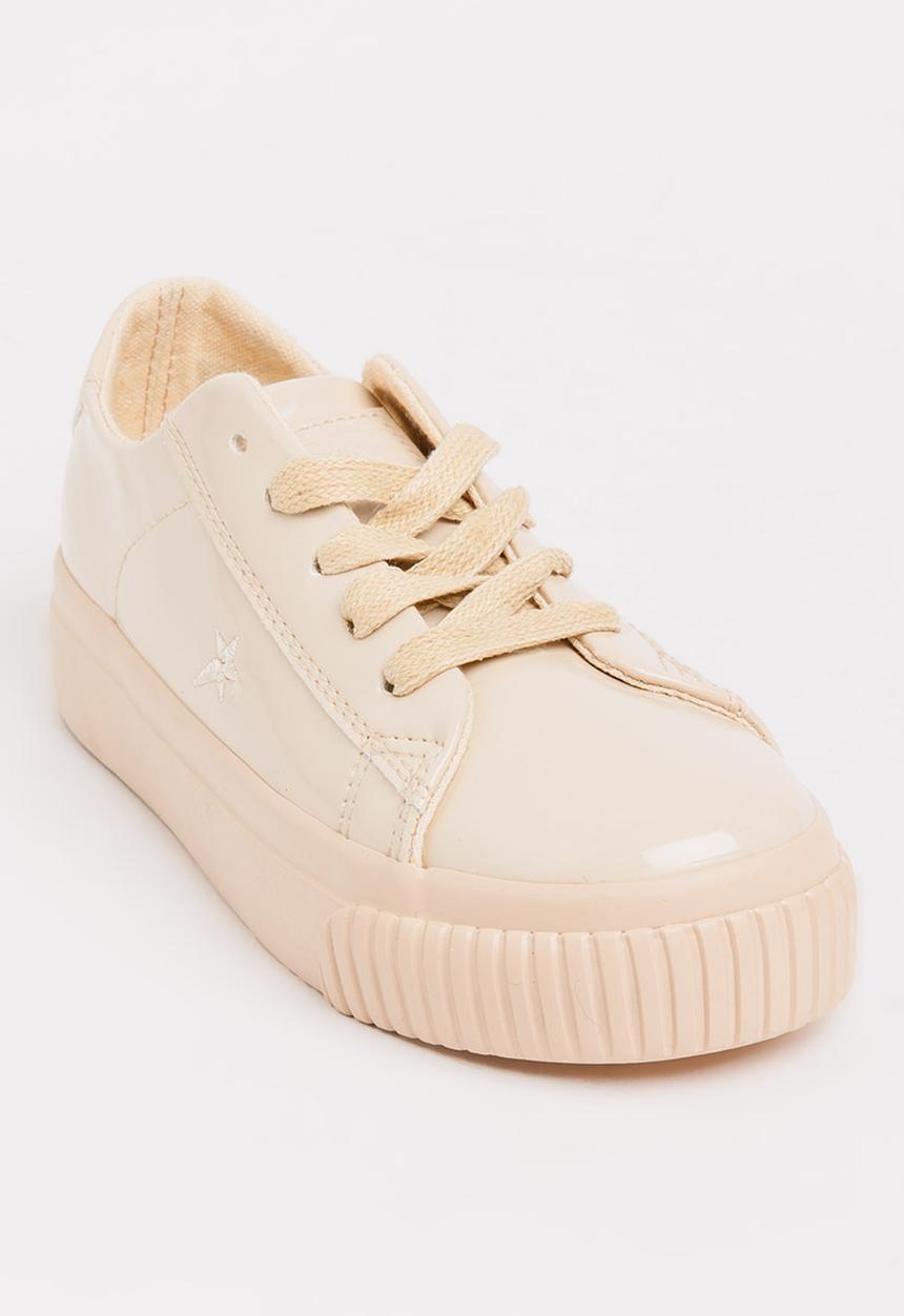 SOVIET - Eleanor Low Cut Sneaker Nude