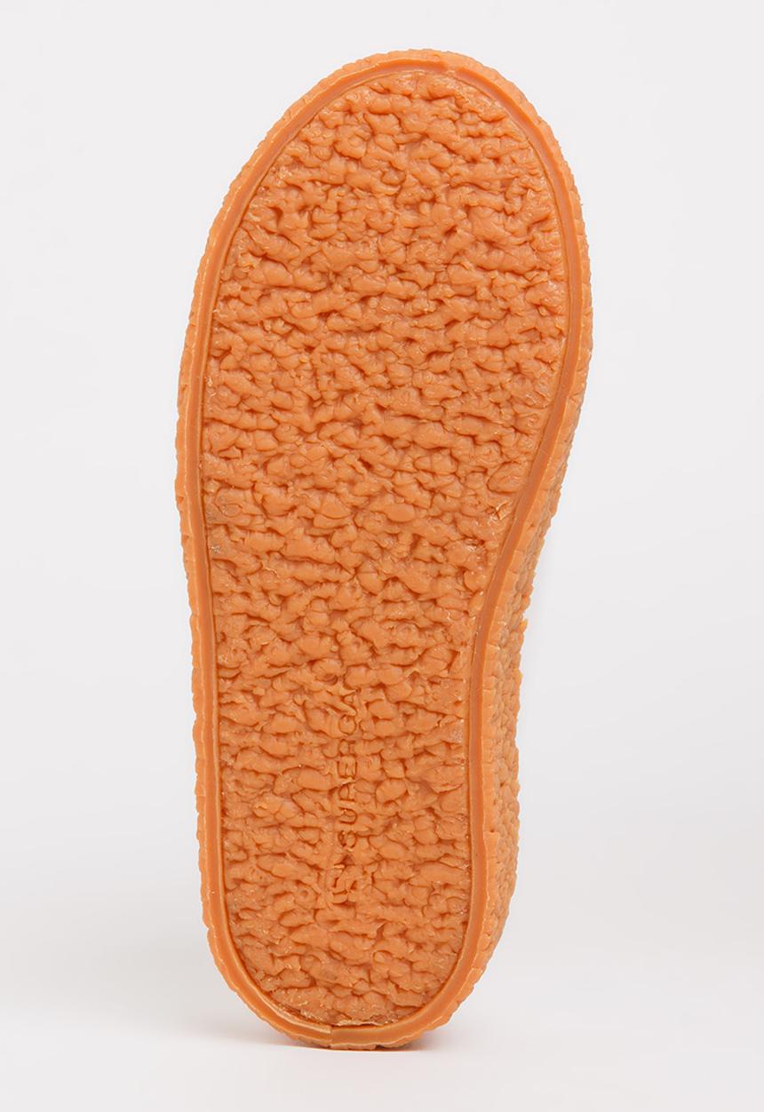SUPERGA - Velcro strap sneaker with gum sole - white 