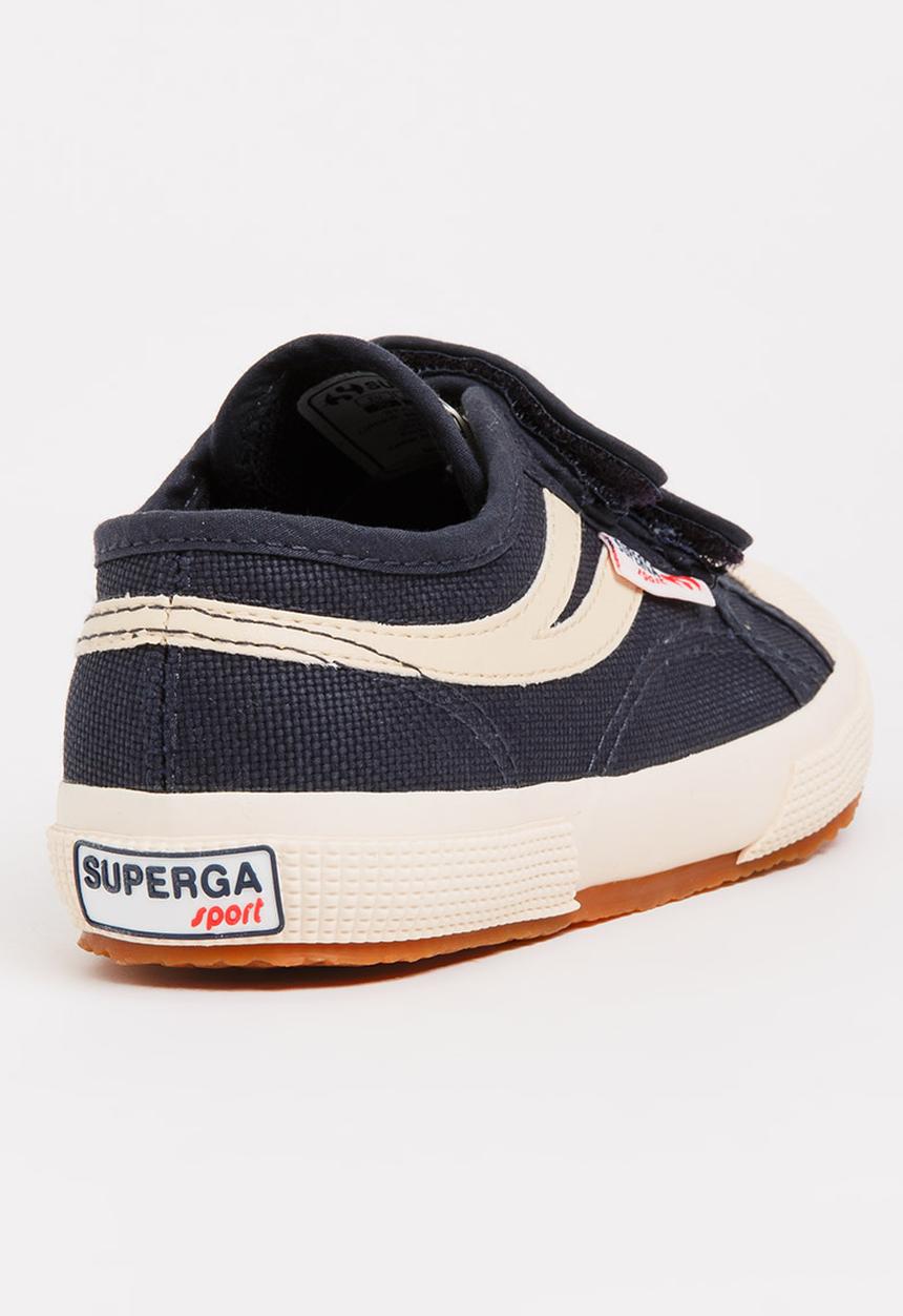 SUPERGA - Velcro Strap  Sneaker Navy