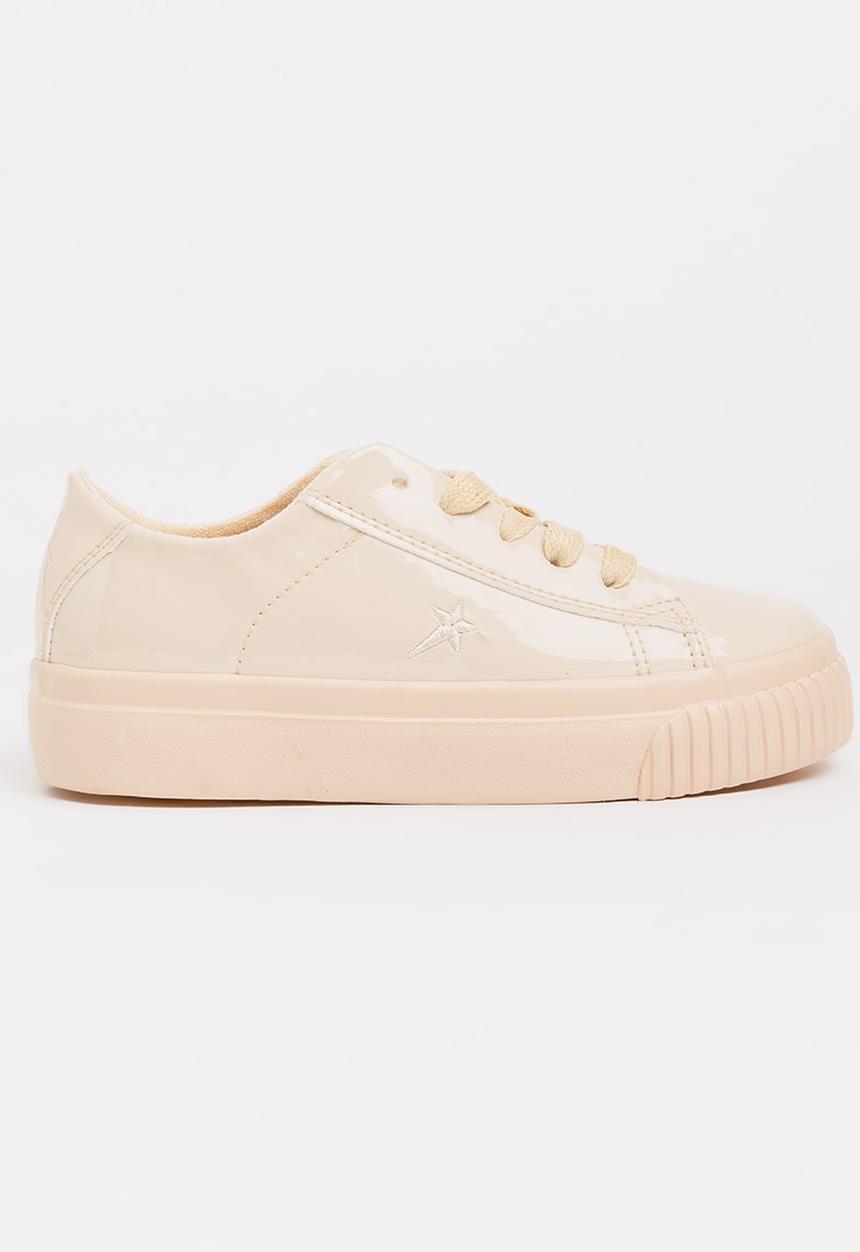SOVIET - Eleanor Low Cut Sneaker Nude