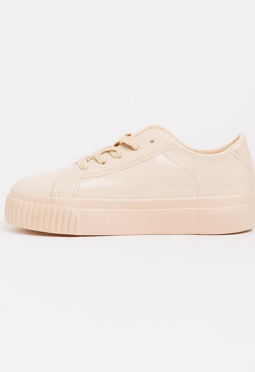 SOVIET - Eleanor Low Cut Sneaker Nude