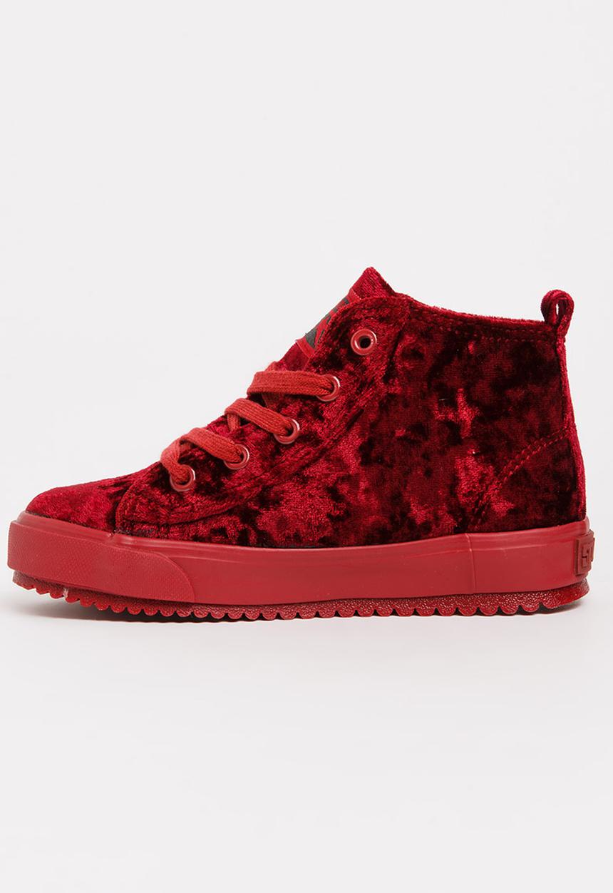 SOVIET - Pele Sneaker Mono Burgundy