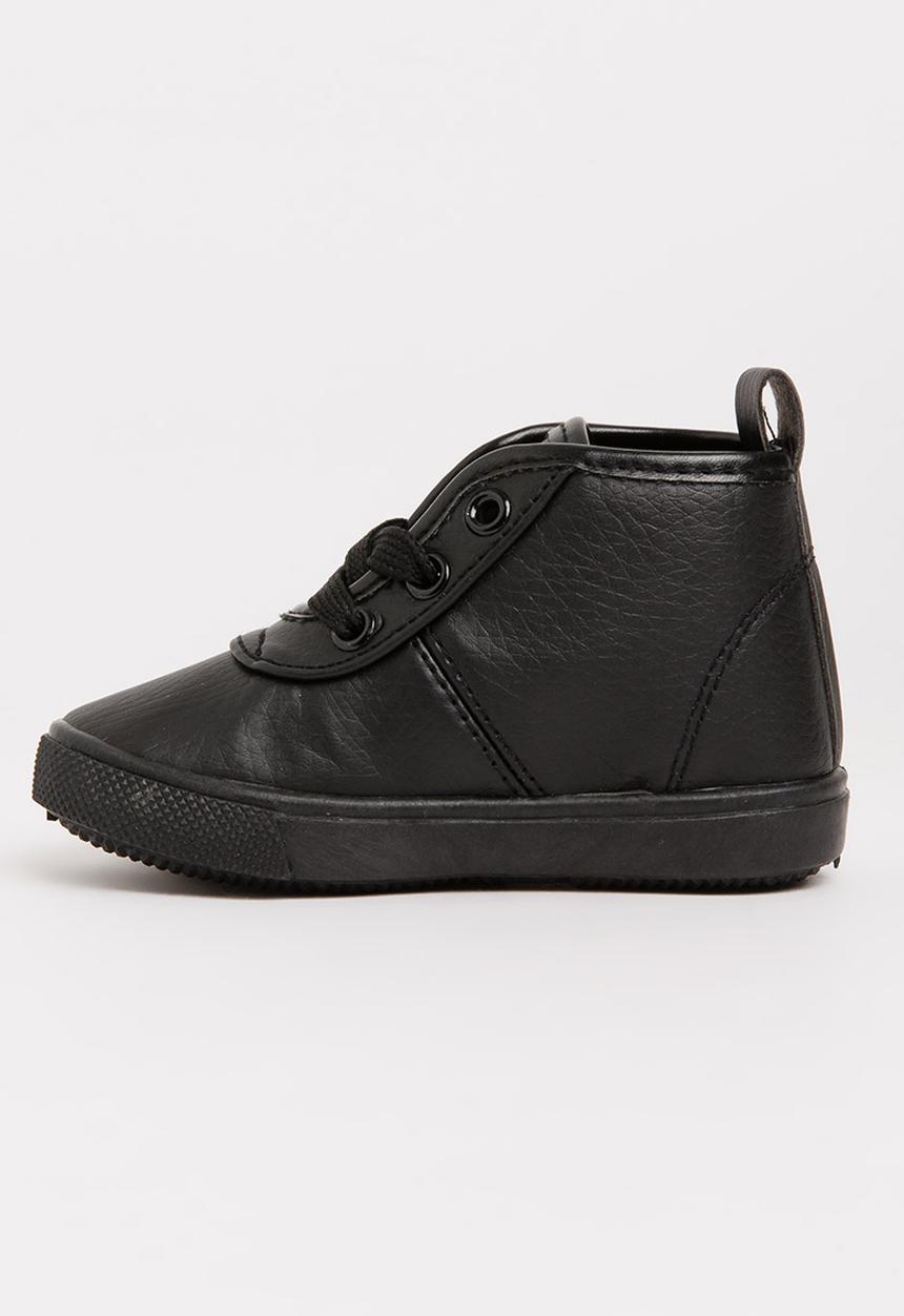 SOVIET - Callista Hi Cut Sneaker Mono Black