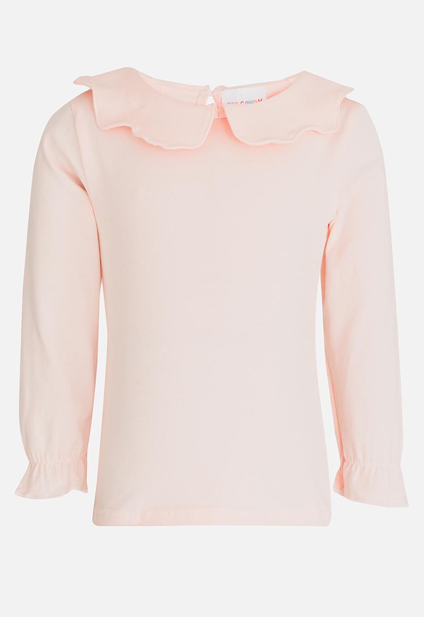 Pop Candy - Long Sleeve Tee Pale Pink