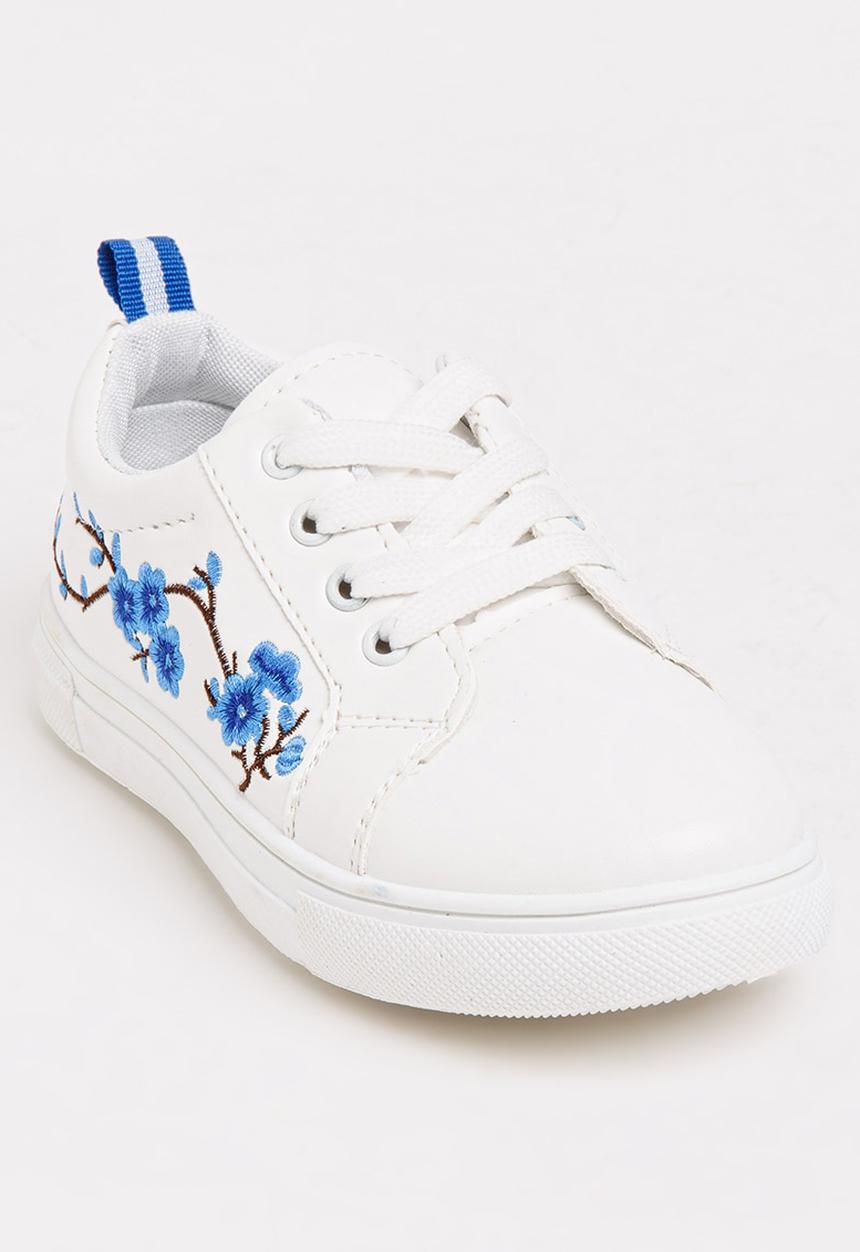 Pop Candy - Embroidered Sneaker White