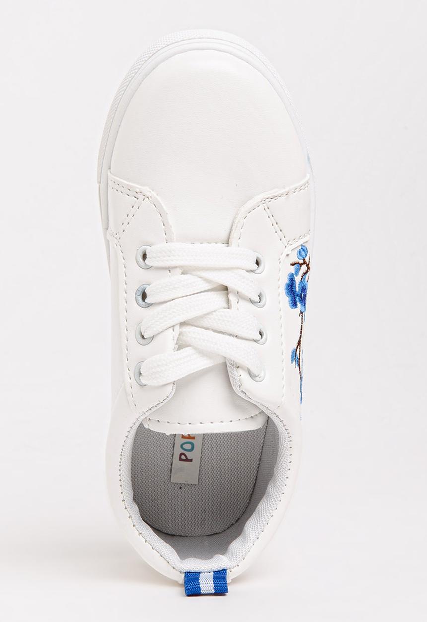 Pop Candy - Embroidered Sneaker White