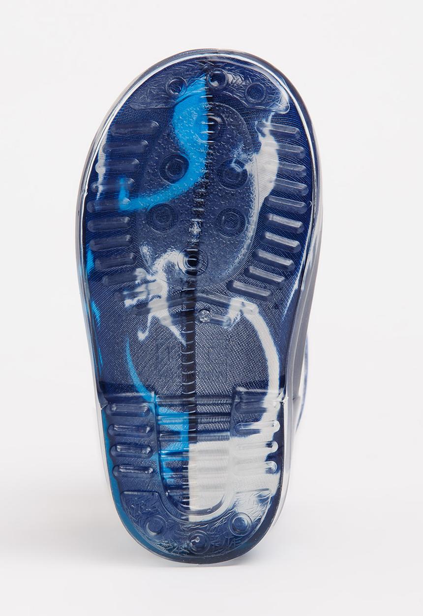 Pop Candy - Dinosaur printed boot - blue
