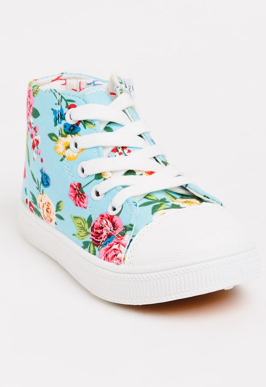Pop Candy - Printed High Top Sneaker Blue