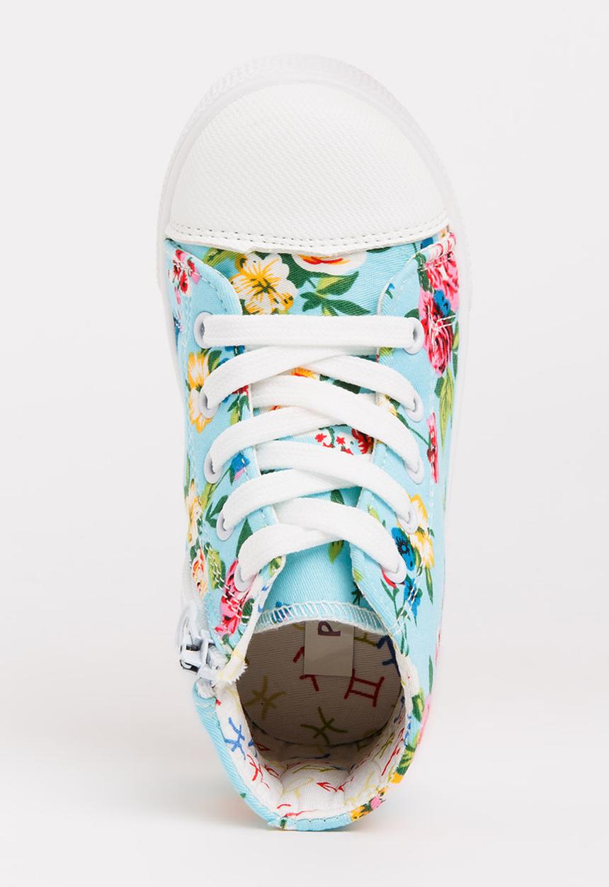 Pop Candy - Printed High Top Sneaker Blue
