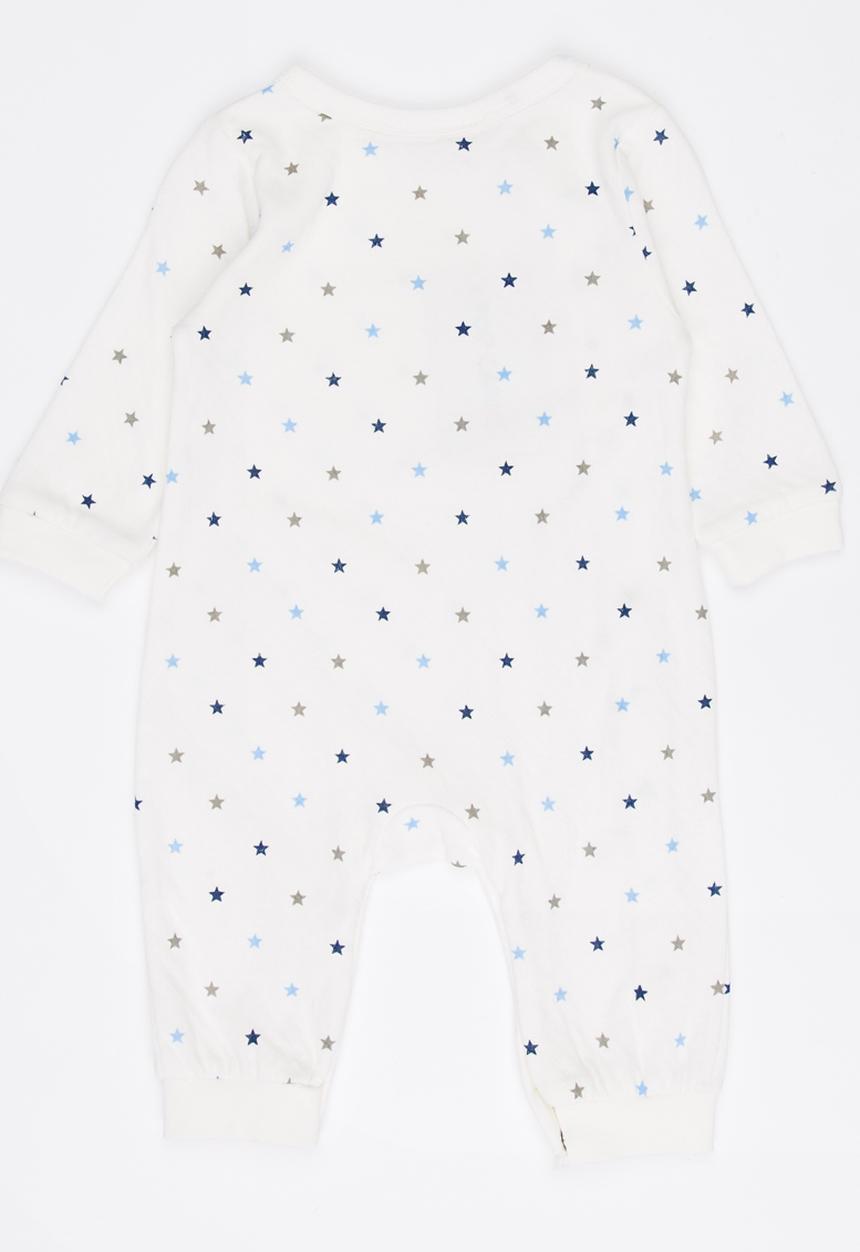 Pop Candy - Printed Sleepsuit White