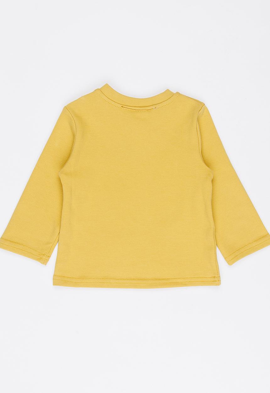 Pop Candy - Long Sleeve Printed Tee Yellow