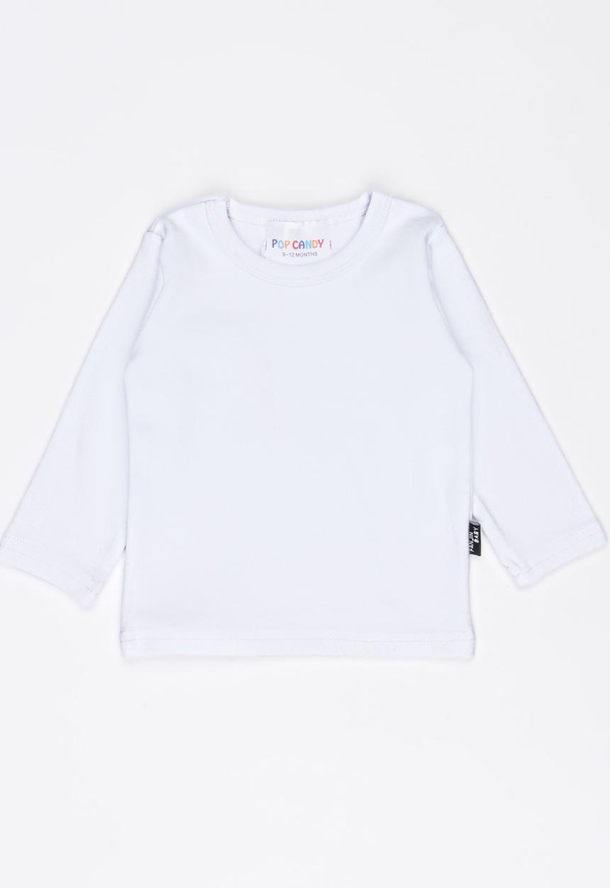 Pop Candy - Long Sleeve Tee White