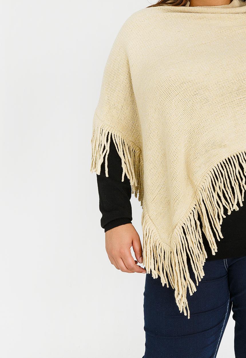 Joy Collectables - Metallic-effect Poncho Gold