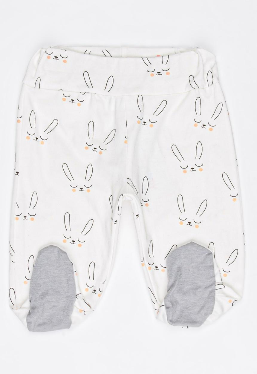 Pop Candy - Printed Pull On Pant White