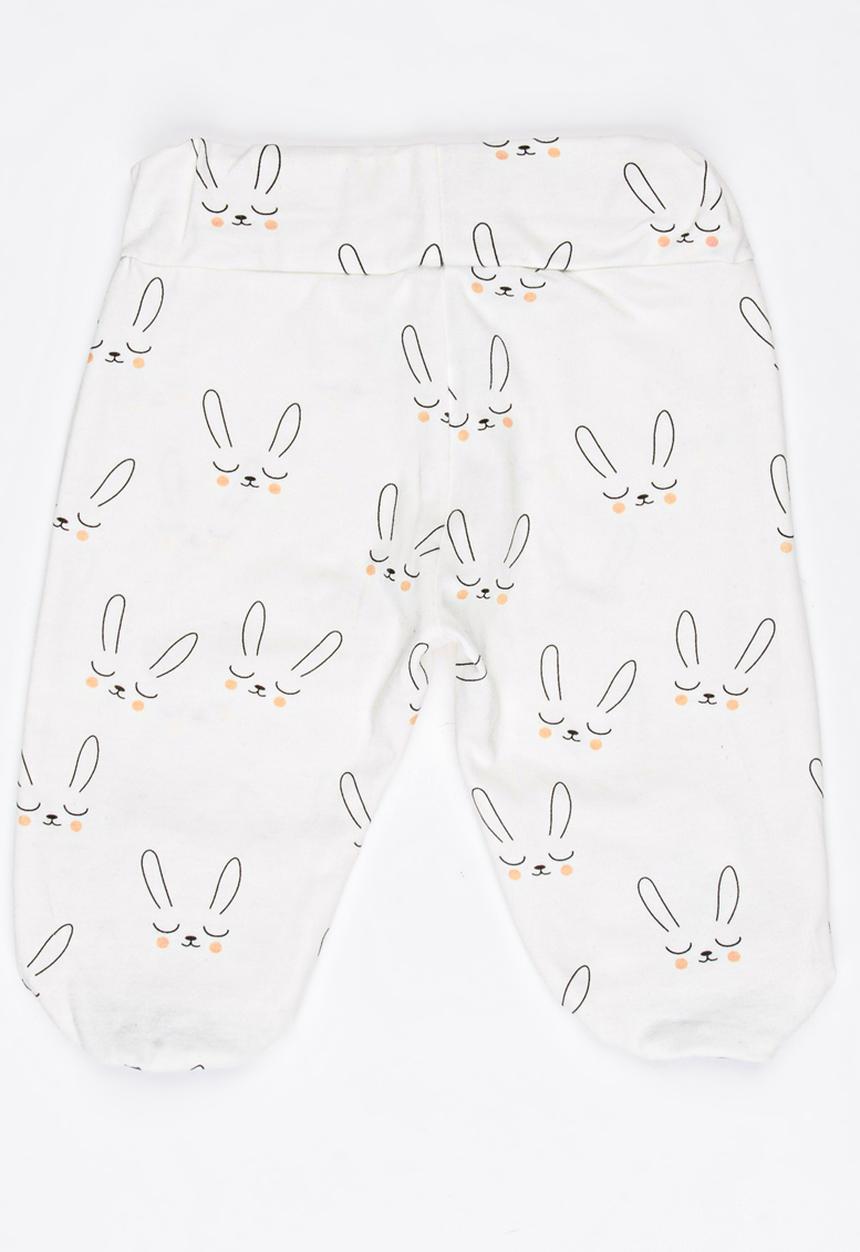 Pop Candy - Printed Pull On Pant White