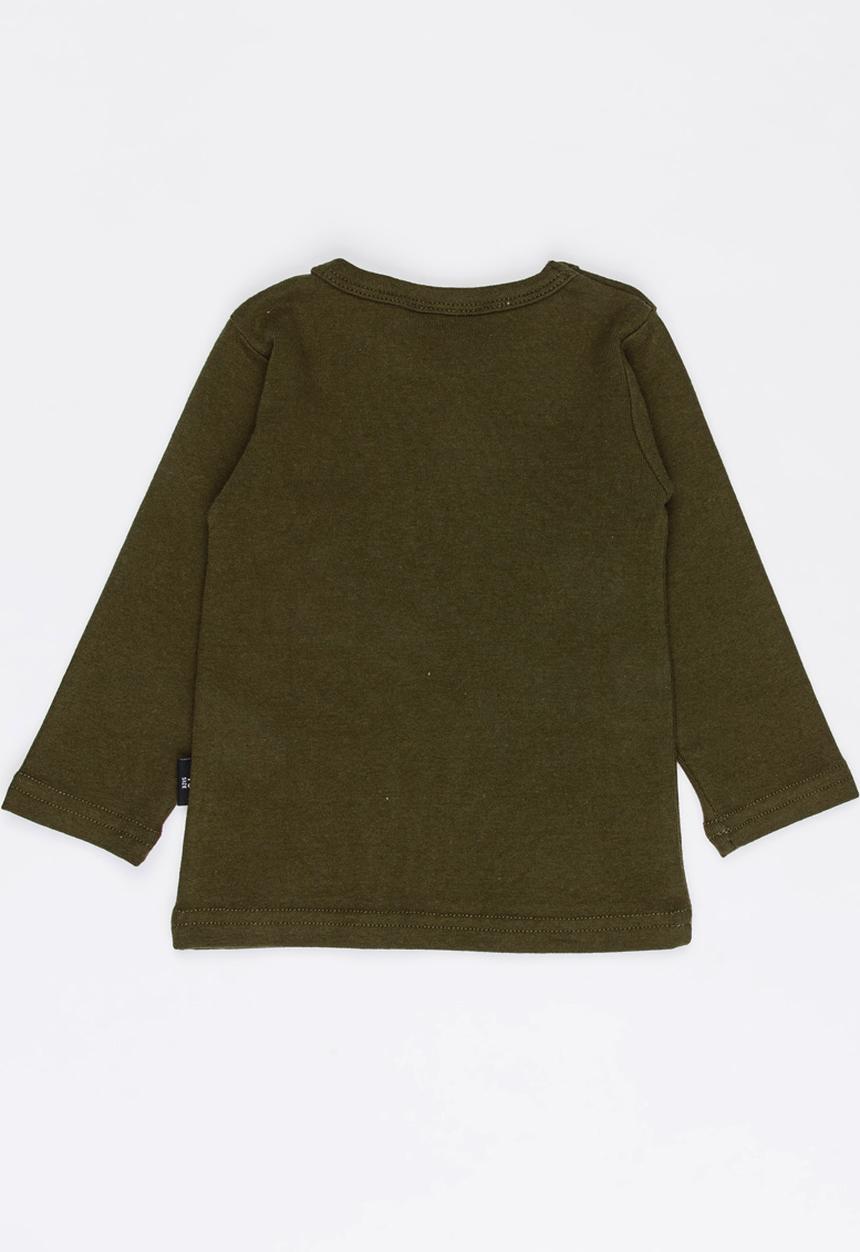 Pop Candy - Long Sleeve Tee Khaki Green