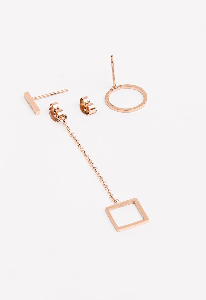 Pop Candy - Mismatch Earrings Rose