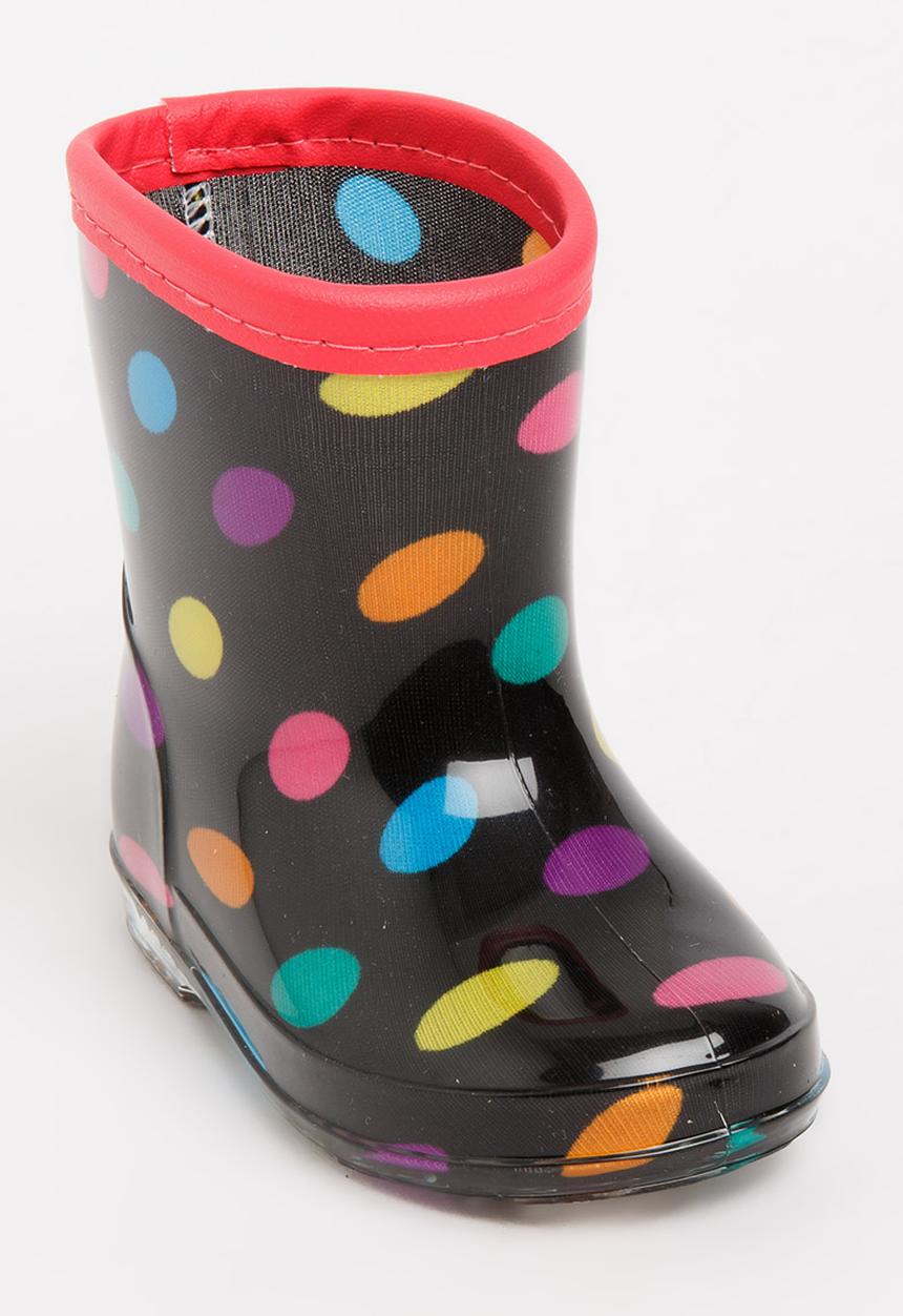 Pop Candy - Girls printed boot - black 