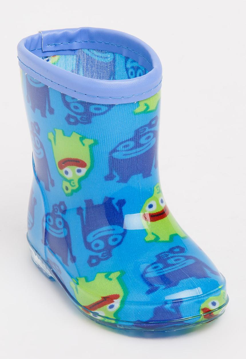 Pop Candy - Boys alien printed boot - blue