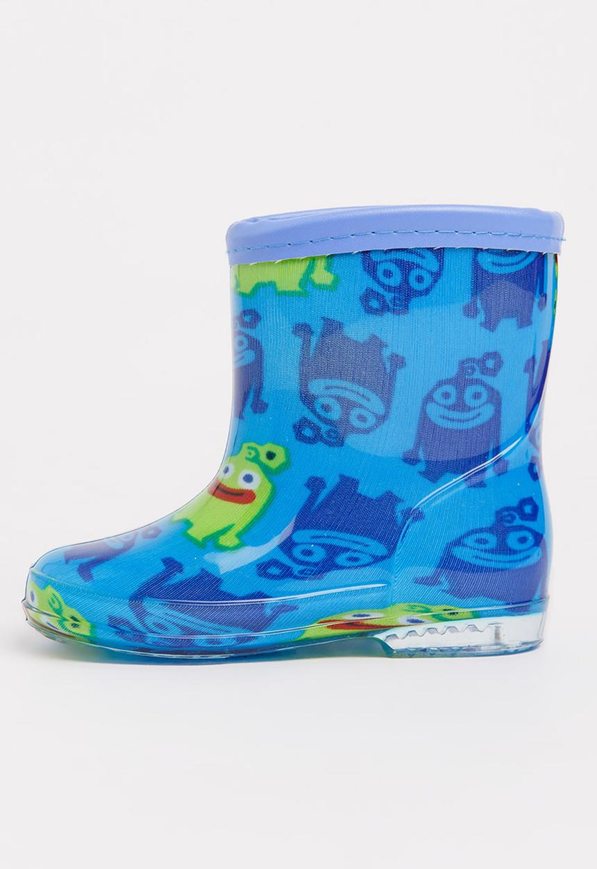Pop Candy - Boys alien printed boot - blue