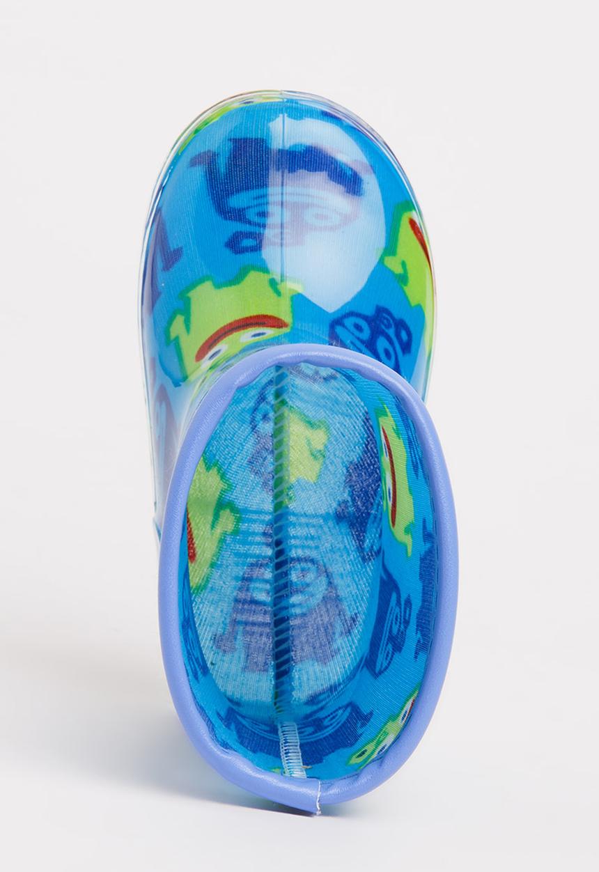 Pop Candy - Boys alien printed boot - blue