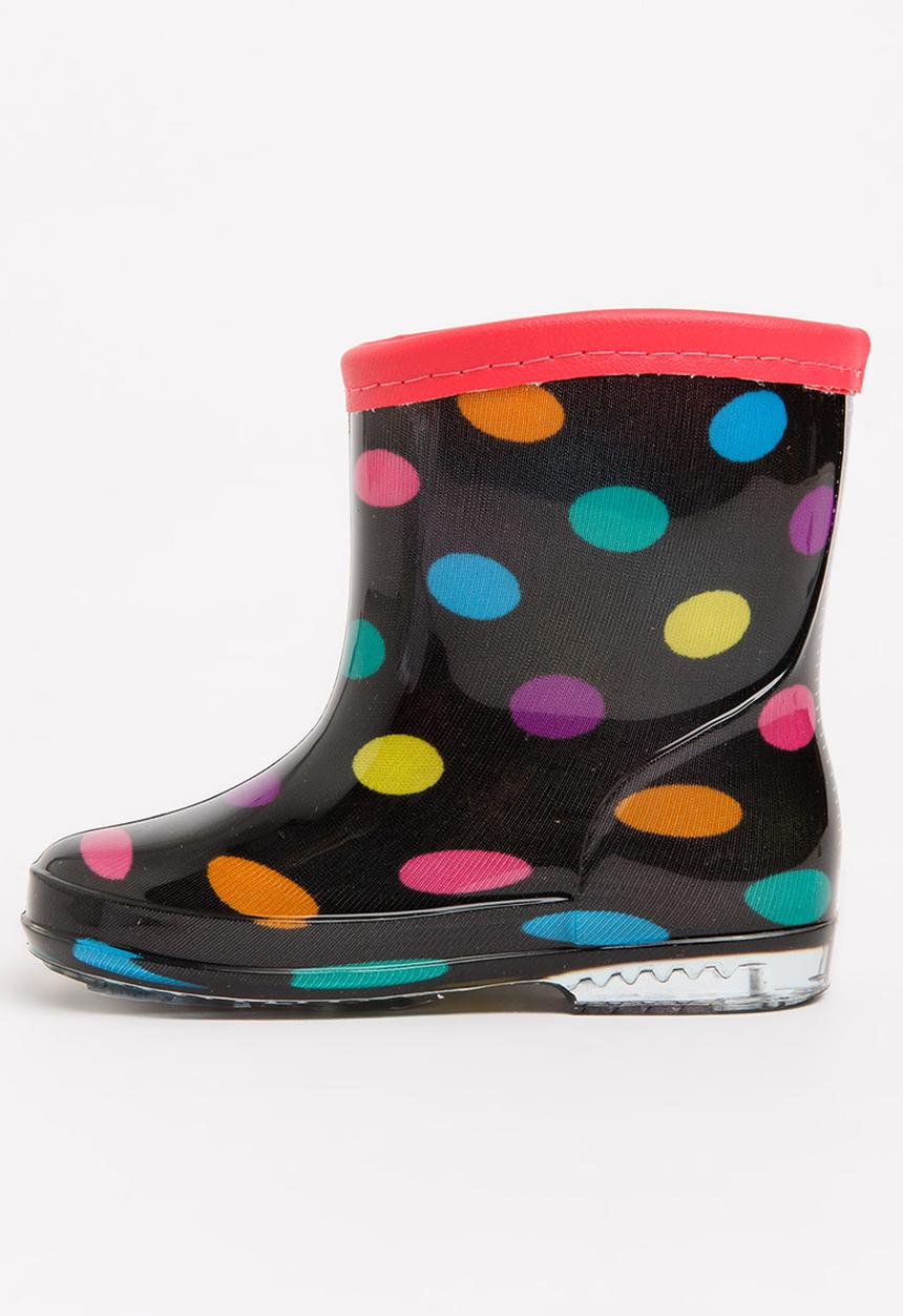Pop Candy - Girls printed boot - black 