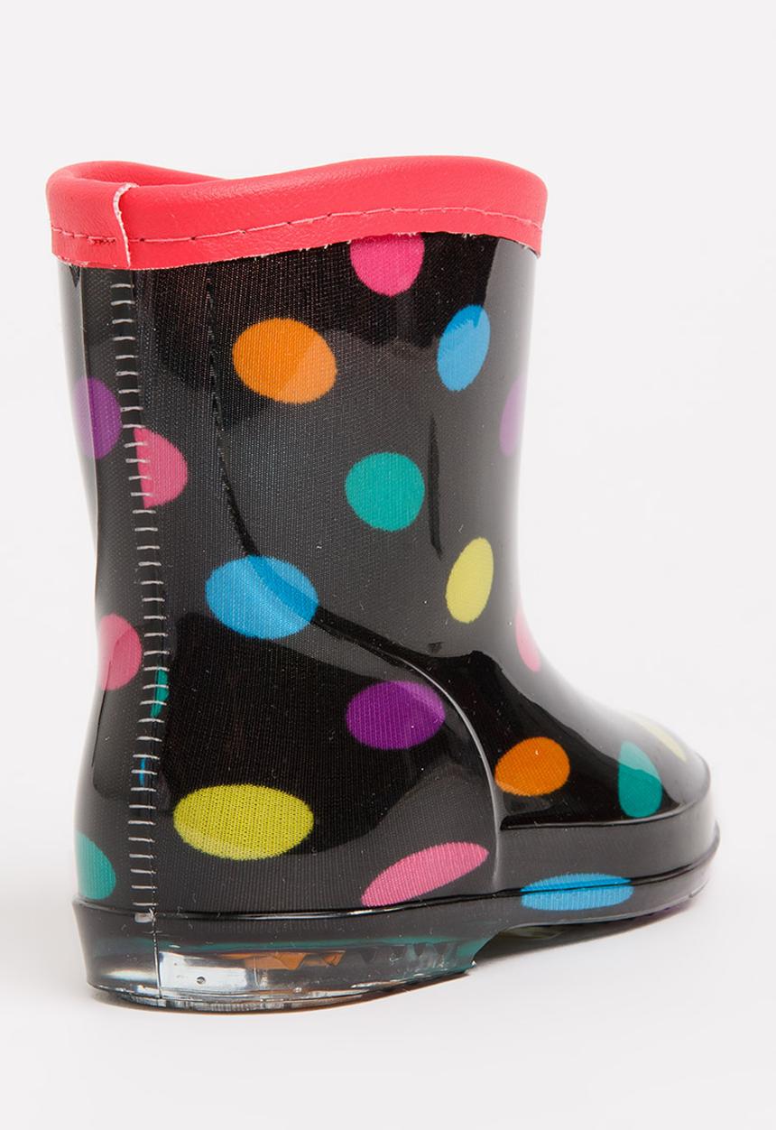 Pop Candy - Girls printed boot - black 