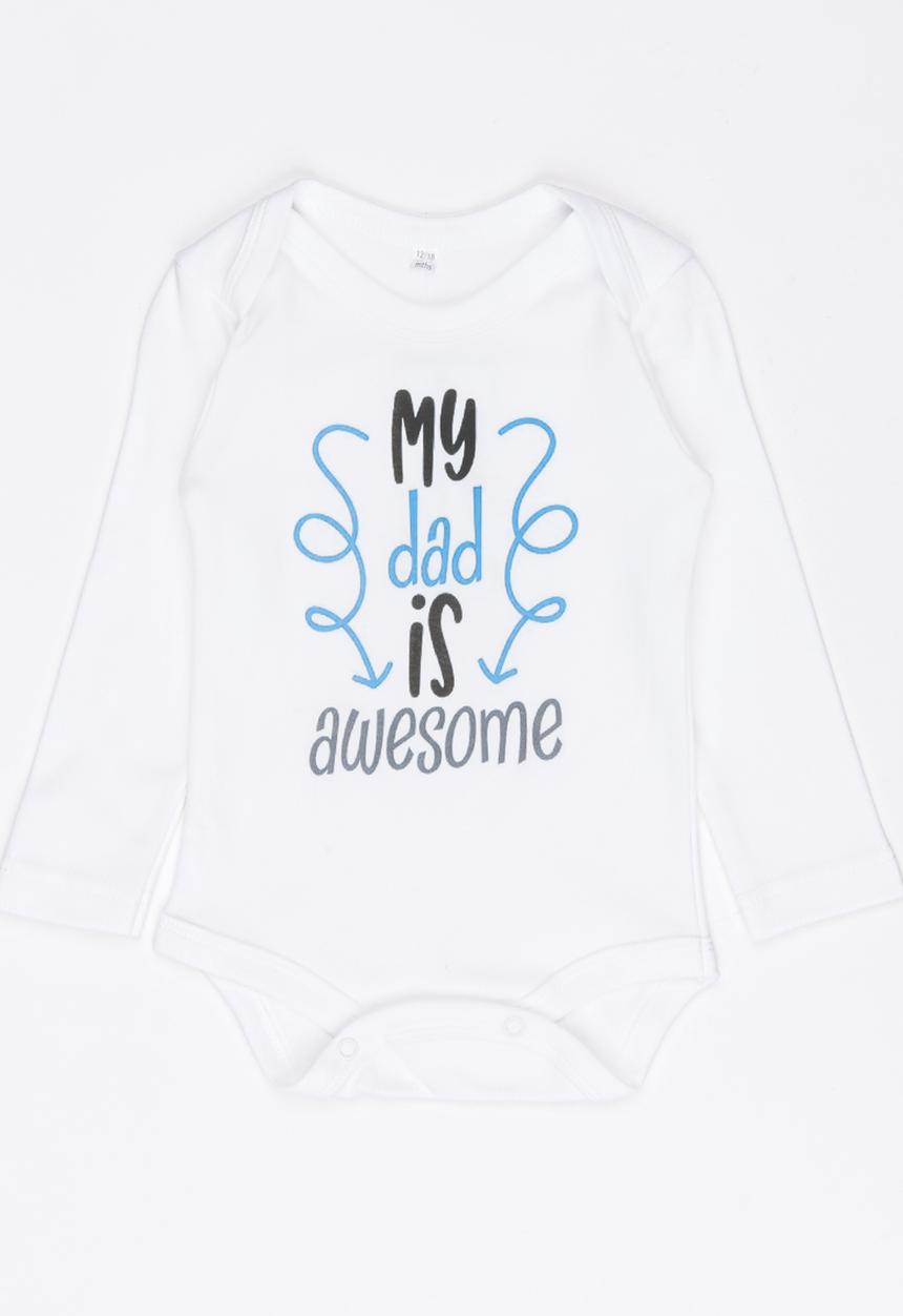 Funky Shop - Slogan Baby Grow White