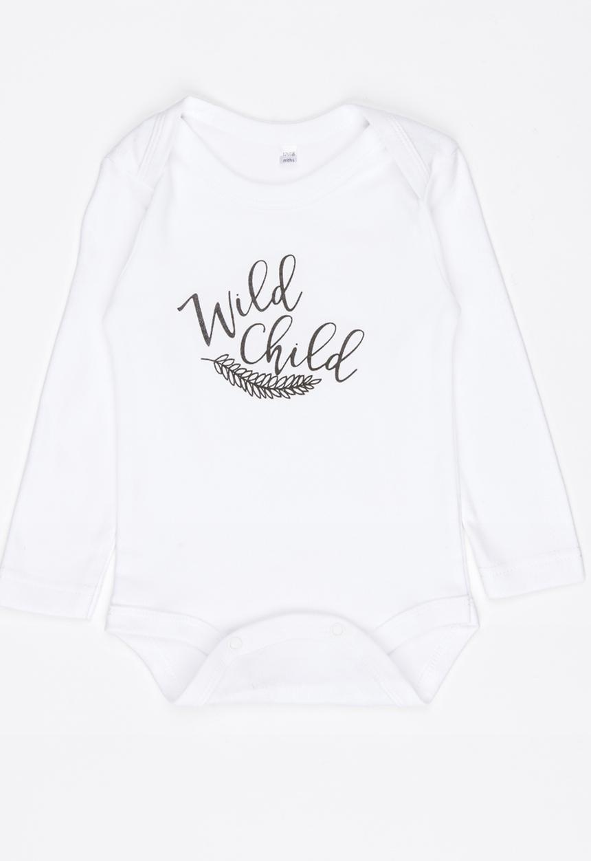 Funky Shop - Wild child baby grow - grey