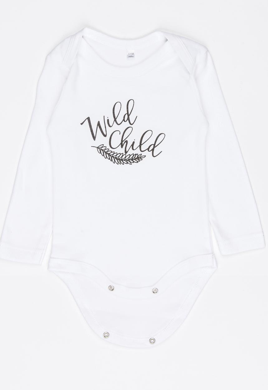 Funky Shop - Wild child baby grow - grey