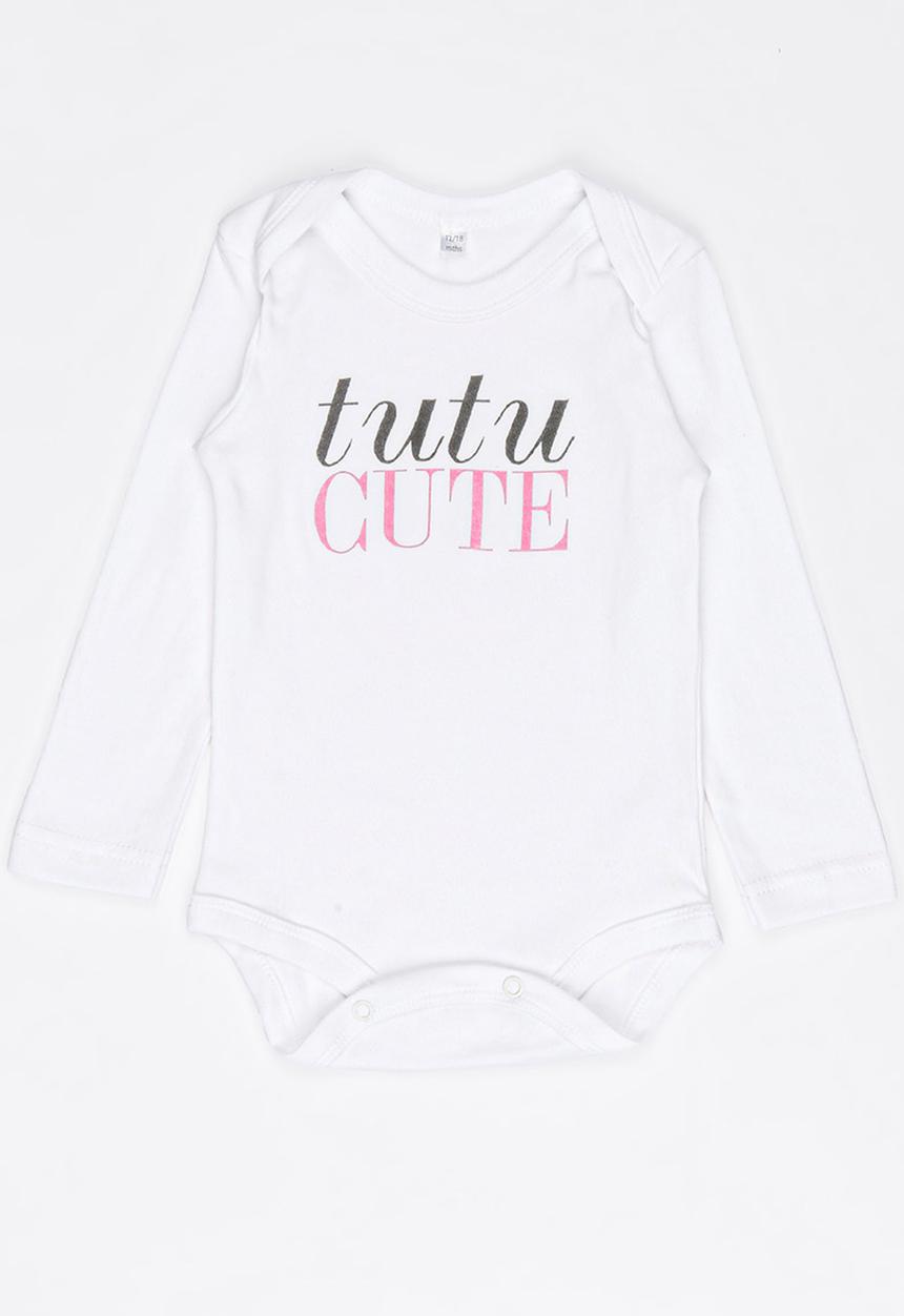 Funky Shop - Slogan Baby Grow White