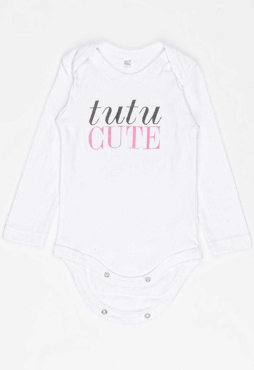 Funky Shop - Slogan Baby Grow White
