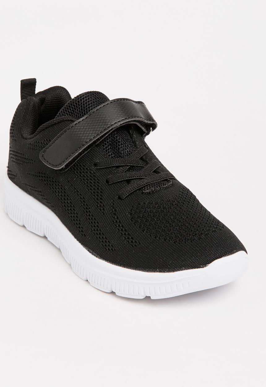 Pop Candy - Knitted Detail Sneakers Black