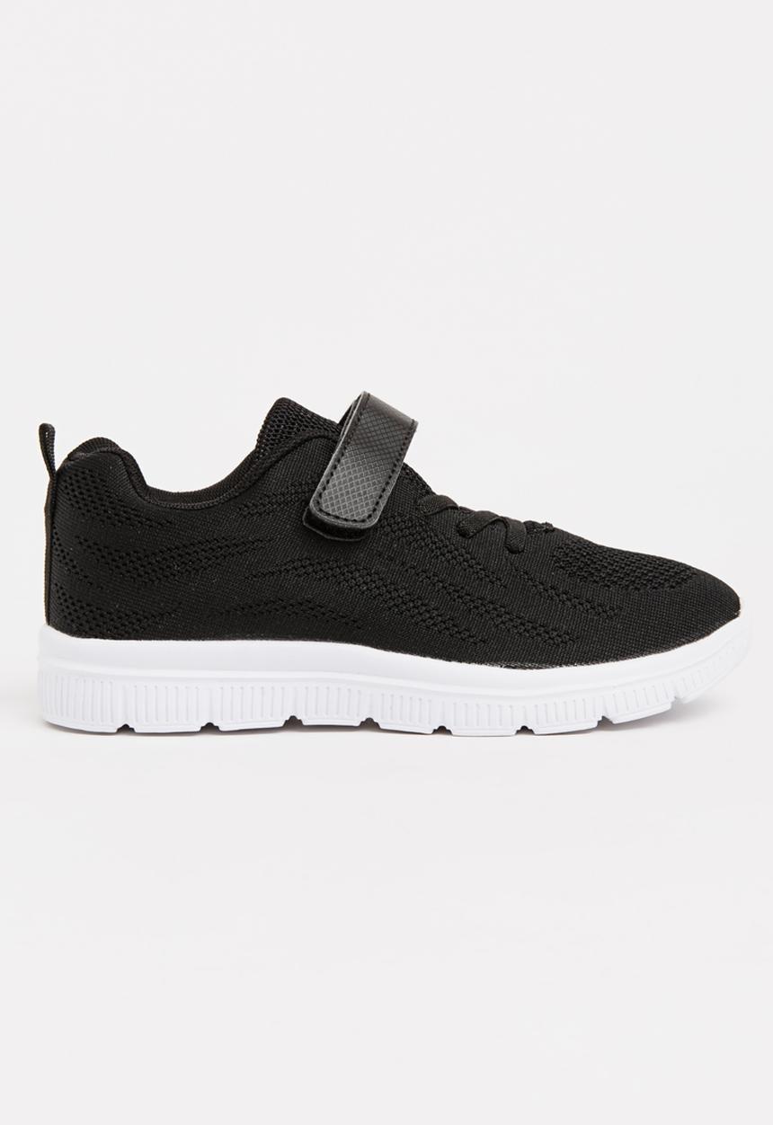 Pop Candy - Knitted Detail Sneakers Black