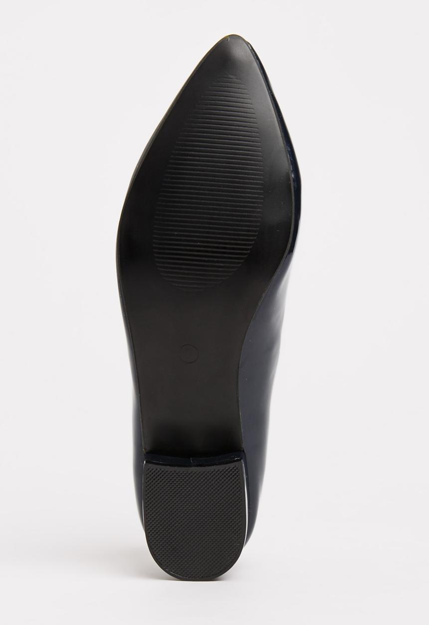STYLE REPUBLIC - Patent Bow Pumps Navy
