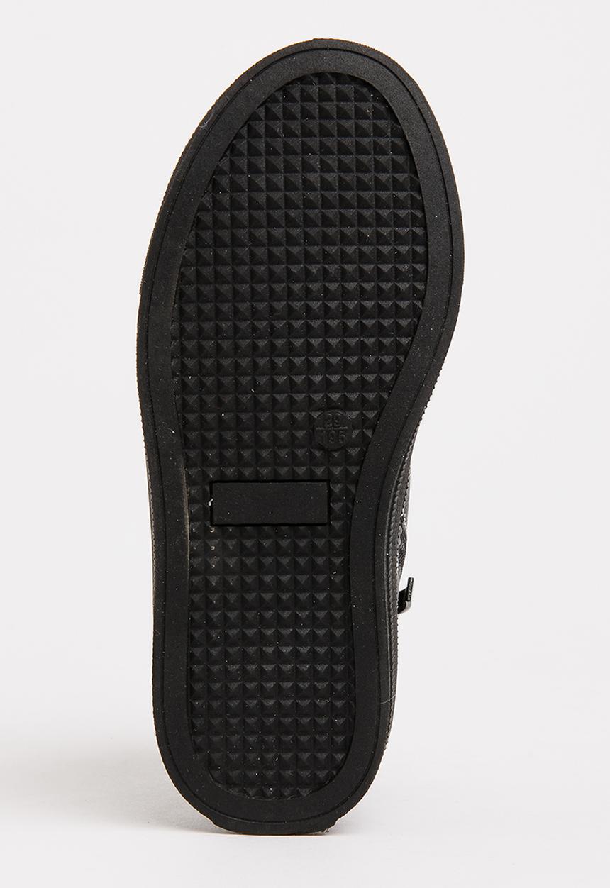 Pop Candy - Boys Hi Top Sneaker Black