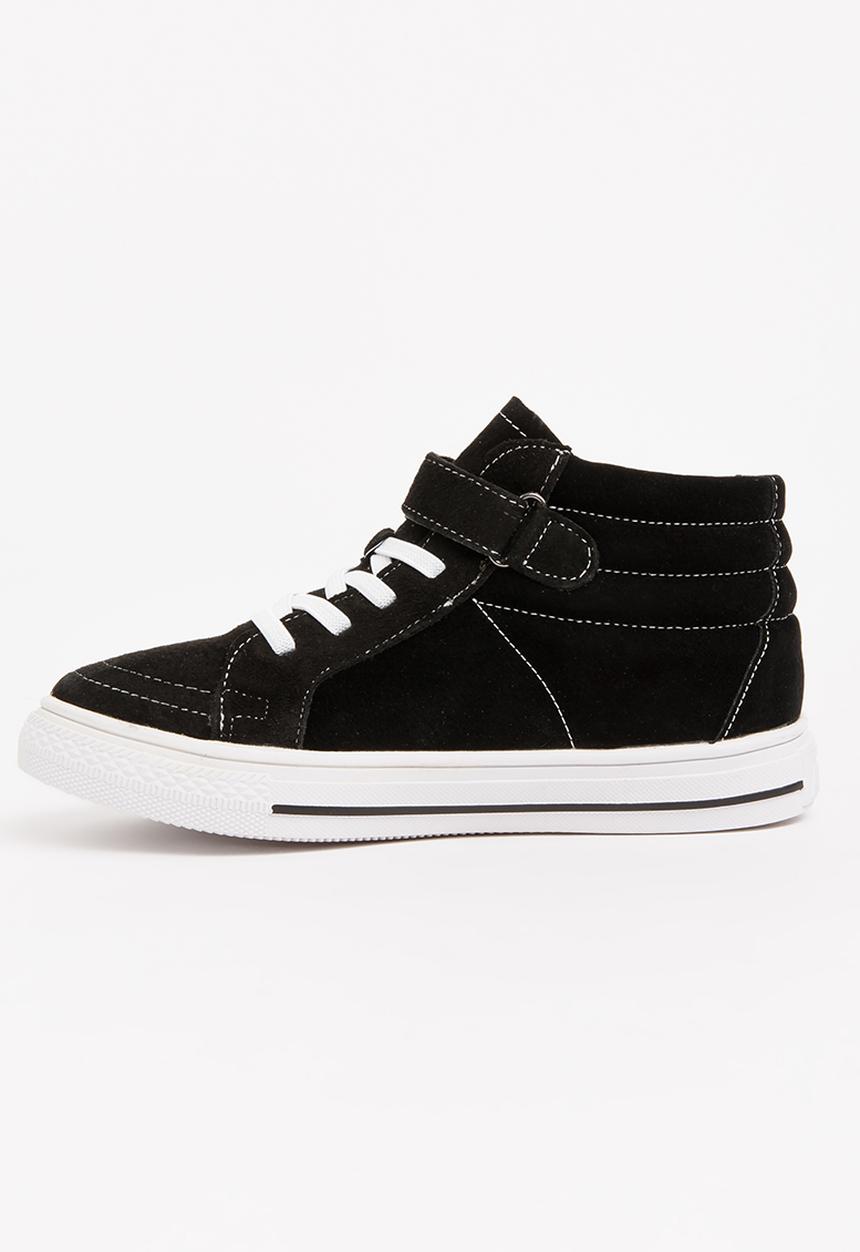 Pop Candy - Boys Hi Top Sneaker Black