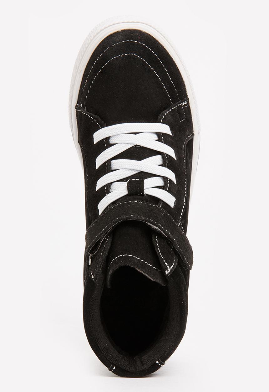 Pop Candy - Boys Hi Top Sneaker Black