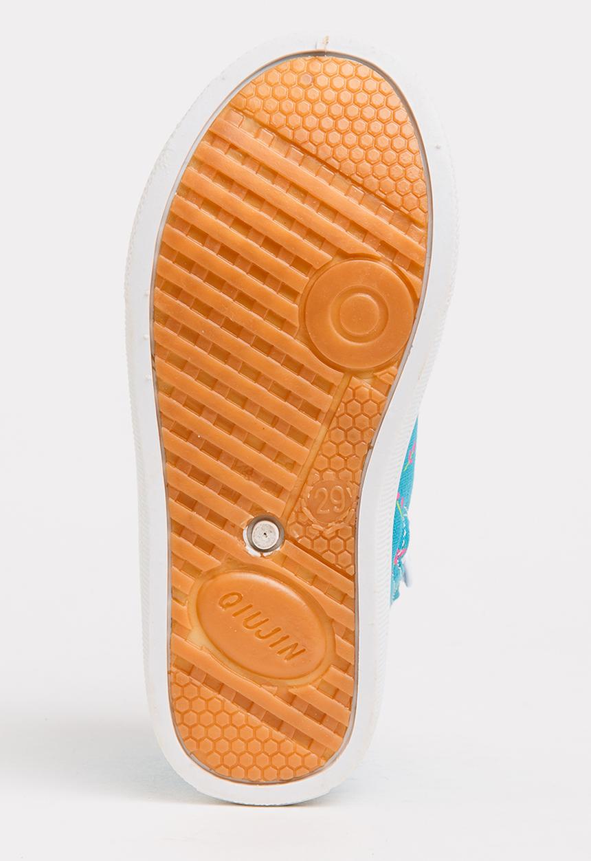 Pop Candy - Printed High Top Sneaker Mid Blue