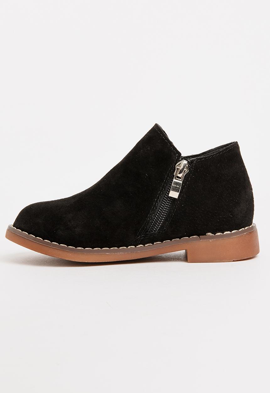 Pop Candy - Girls Ankle Boot with Bow Black