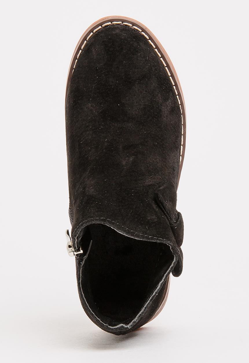 Pop Candy - Girls Ankle Boot with Bow Black