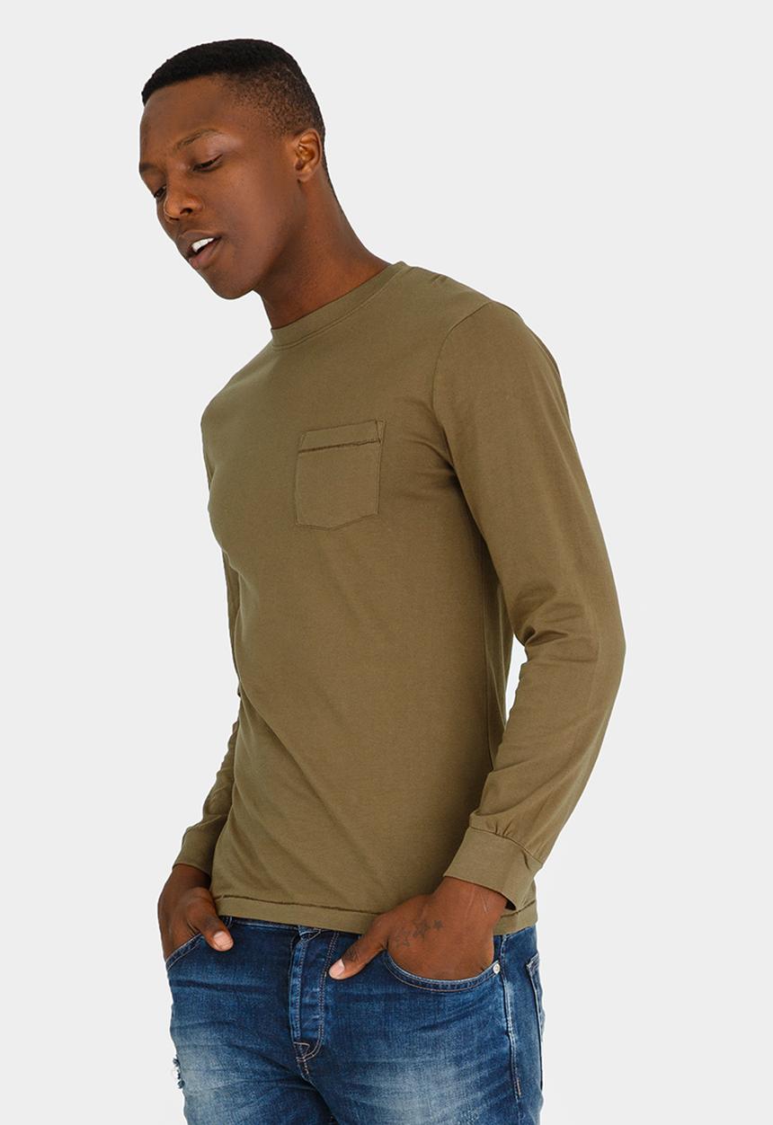 STYLE REPUBLIC - Vince Cotton Tee Khaki Green