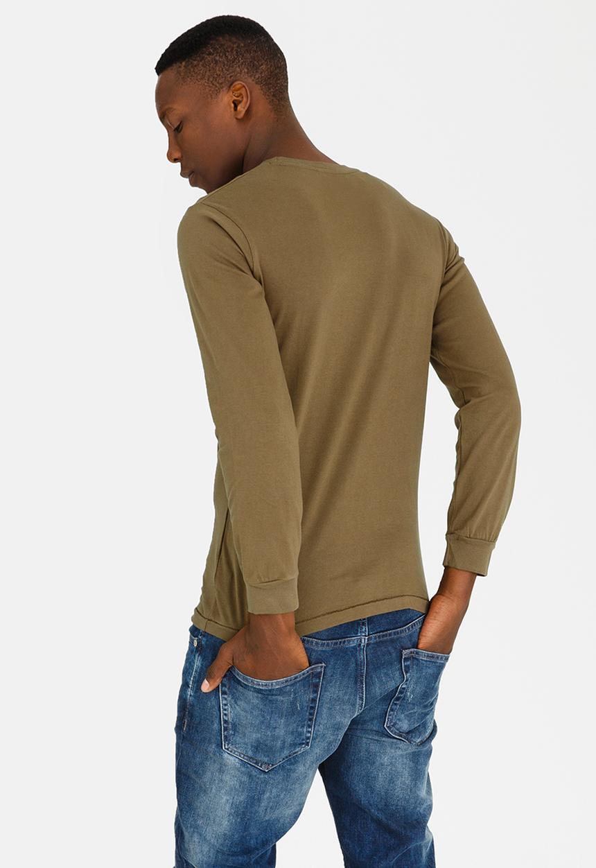 STYLE REPUBLIC - Vince Cotton Tee Khaki Green