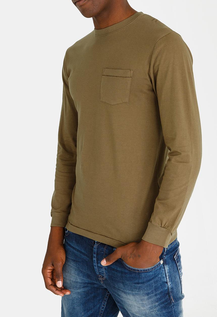 STYLE REPUBLIC - Vince Cotton Tee Khaki Green
