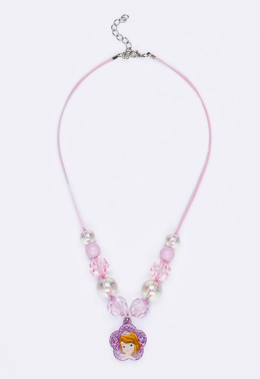 Character Fashion - Sofia The First Necklace Pale Pink