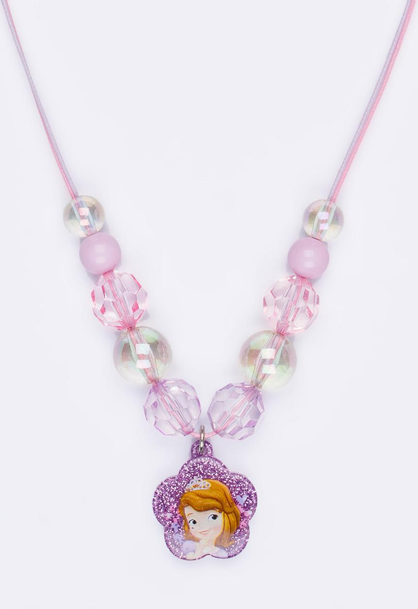 Character Fashion - Sofia The First Necklace Pale Pink